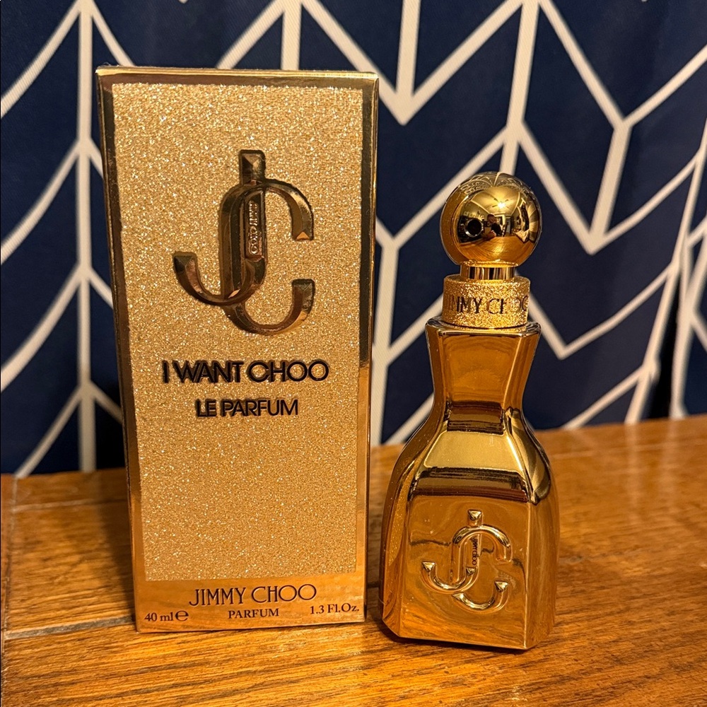 Jimmy Choo Gold Perfume Bottle 1.3oz
